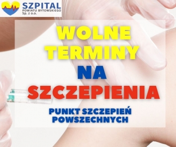 Wolne terminy na szczepienia!