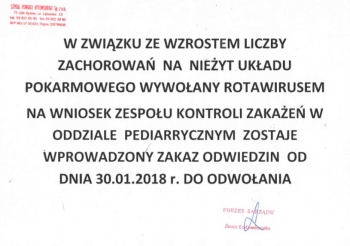 Zakaz odwiedzin